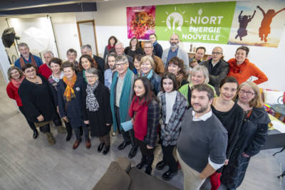 Inauguration local de campagne Niort énergie nouvelle